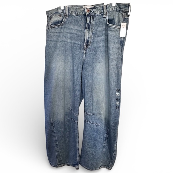 Gap| High Rise UltraSoft Horseshoe Jeans| Size 33/16 NWT - Picture 3 of 13